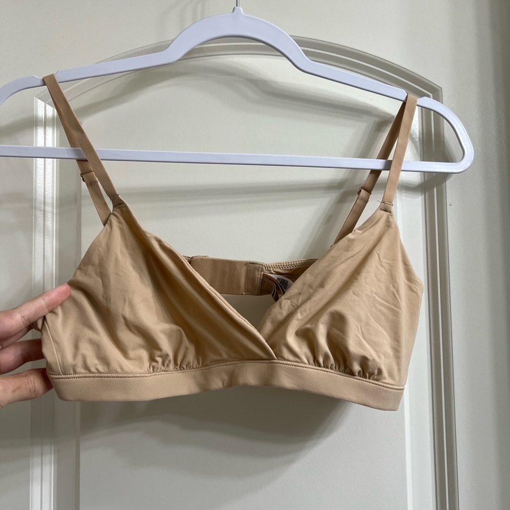 SKIMS Tan Bralette SZ LG